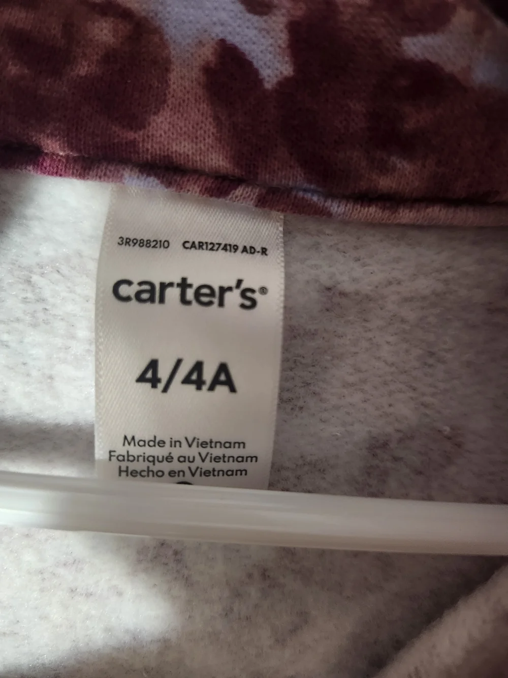 Carters cozy fleece